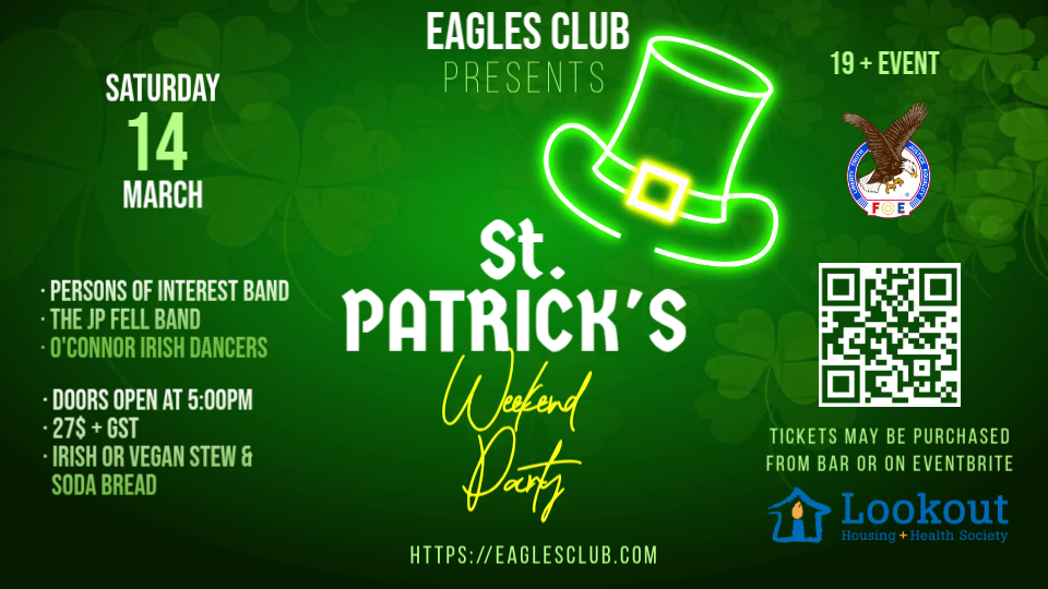 Promotional image for St Patrick Party